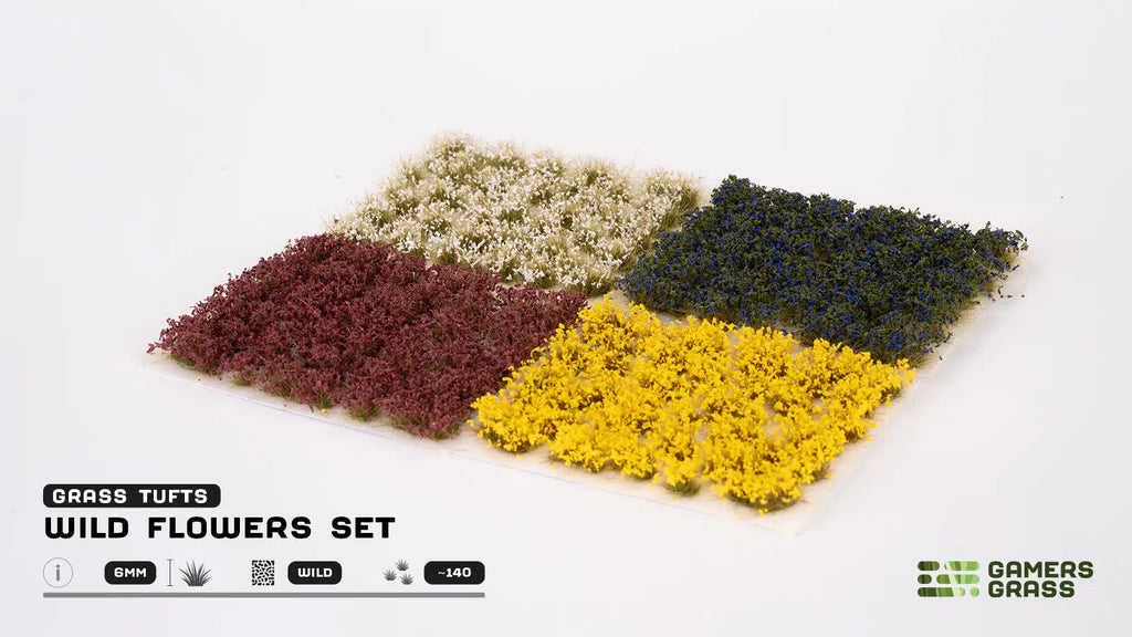 Gamer's Grass Tufts - Wild Flowers Set