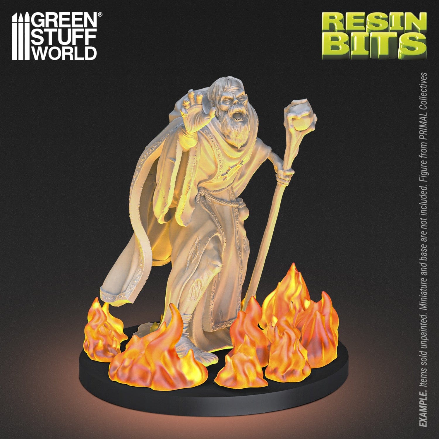 GSW Resin Basing Set - Small Fire Flames
