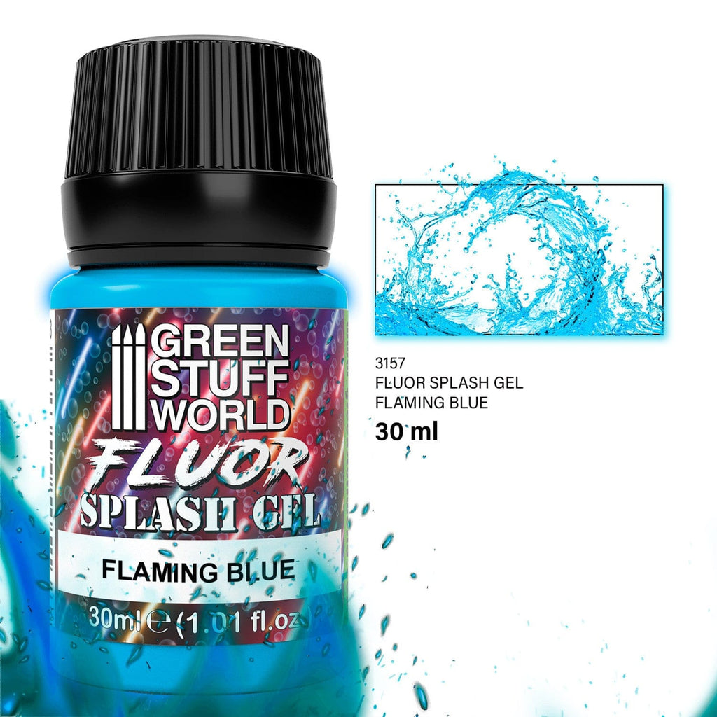 GSW Water Effects - Fluor Splash Gel 30ml- Flaming Blue