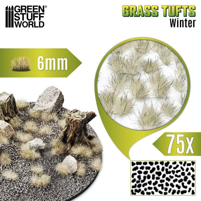 GSW Grass Tufts 6mm - Winter