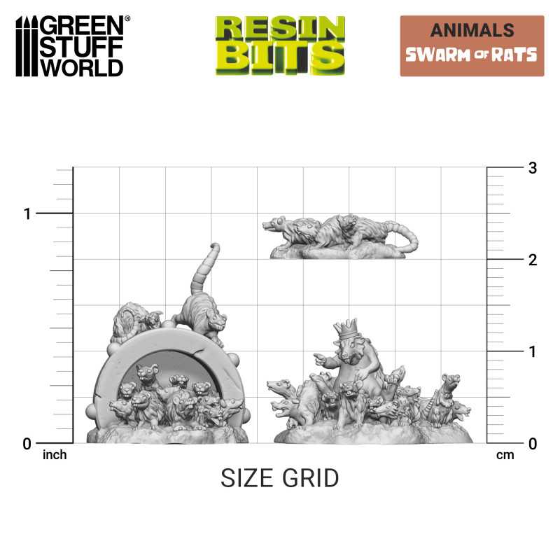 GSW Resin Basing Set - Swarm of Rats