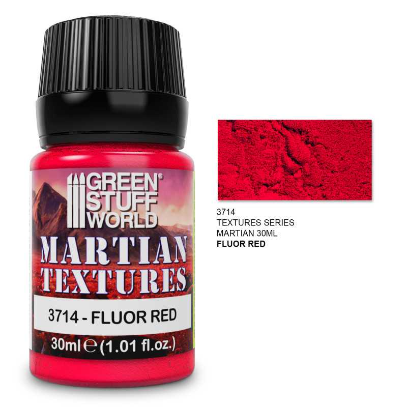 GSW Textured Paints - Martian Fluor Red 30ml