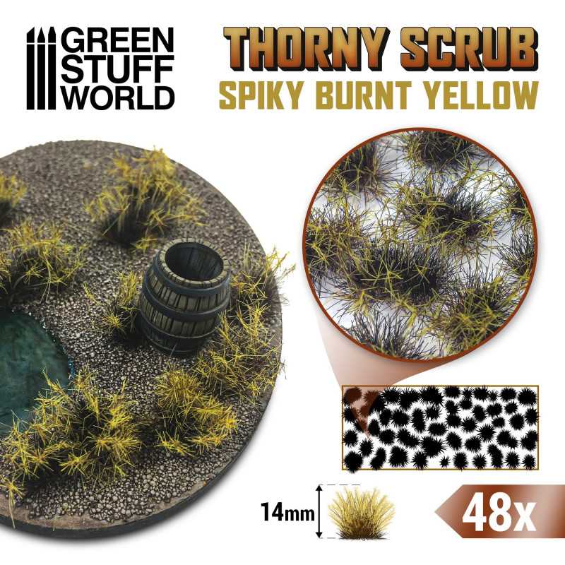 GSW Thorny Spiky Scrub - Burnt Yellow