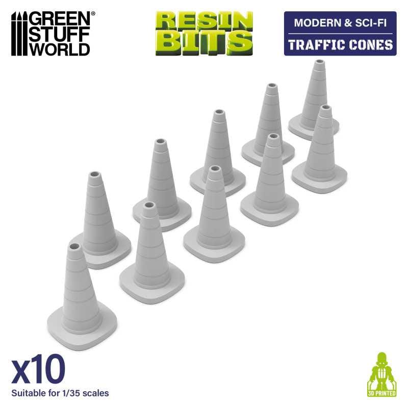 GSW Resin Basing Set - Traffic Cones 1:35