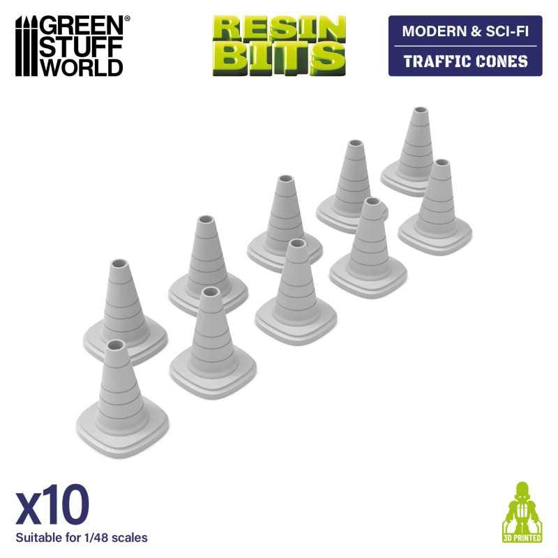 GSW Resin Basing Set - Traffic Cones 1:48
