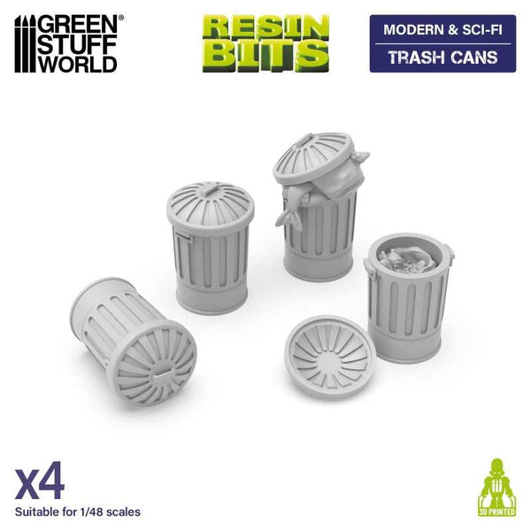 GSW Resin Basing Set - Trash Cans