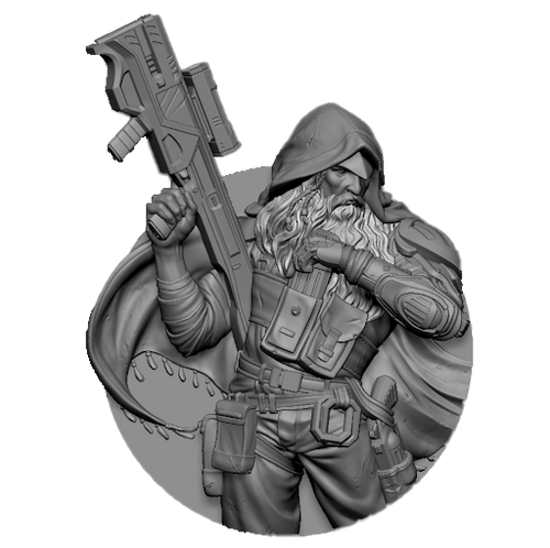 Monument Hobbies Pro Acryl Texture Trainer #2 - The Hunter