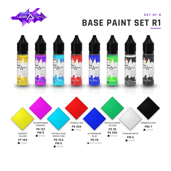 Ultracryl - Base Paint Set R1 (8)