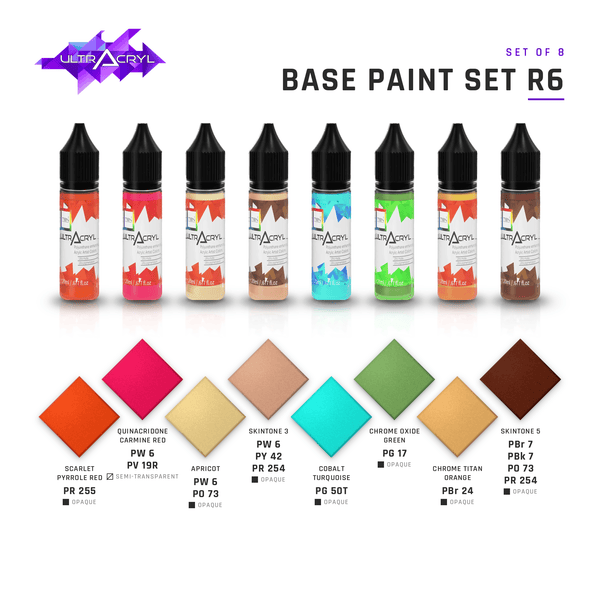 Ultracryl - Base Paint Set R6 (8)