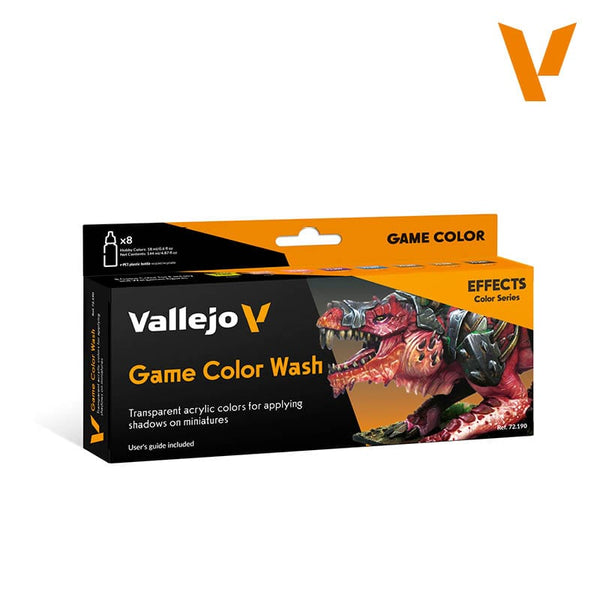 Vallejo Game Color Paint Set - Washes (8 colors)