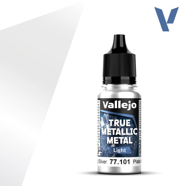 Vallejo True Metallic Metal 18ml - Light Sterling Silver