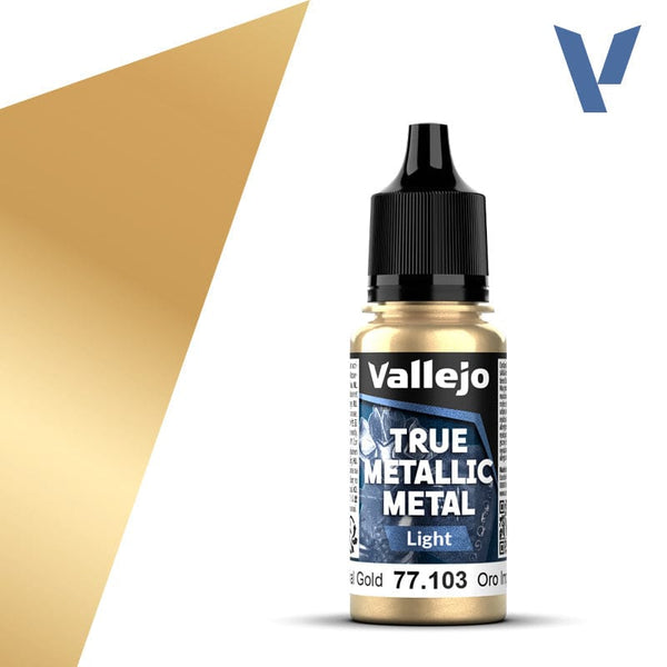 Vallejo True Metallic Metal 18ml - Light Imperial Gold