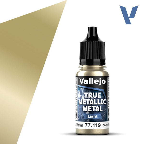 Vallejo True Metallic Metal 18ml - Light Aged Metal