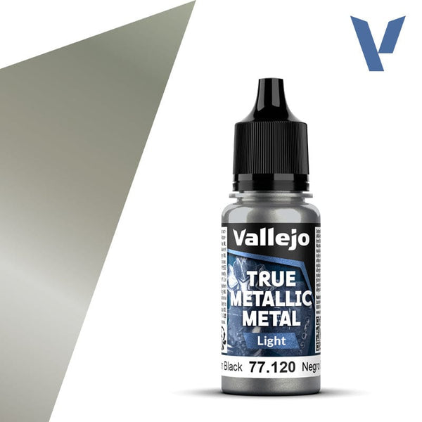Vallejo True Metallic Metal 18ml - Light Obsidian Black