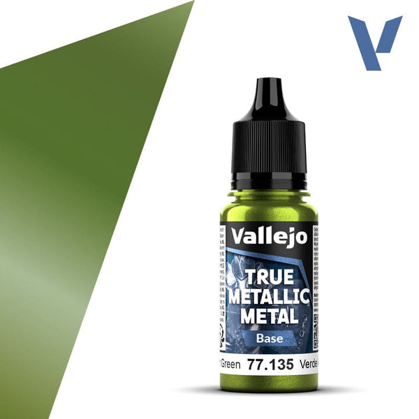 Vallejo True Metallic Metal 18ml - Base Amber Green