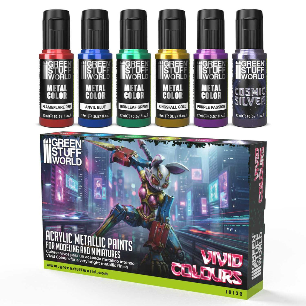 GSW - Vivid Metallic Paints Set