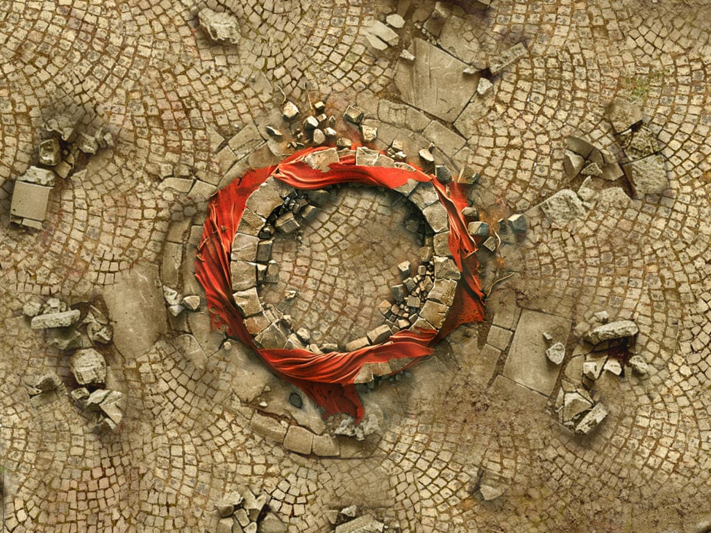 Warhammer Neoprene Objective Markers set - Cobblestone Streets