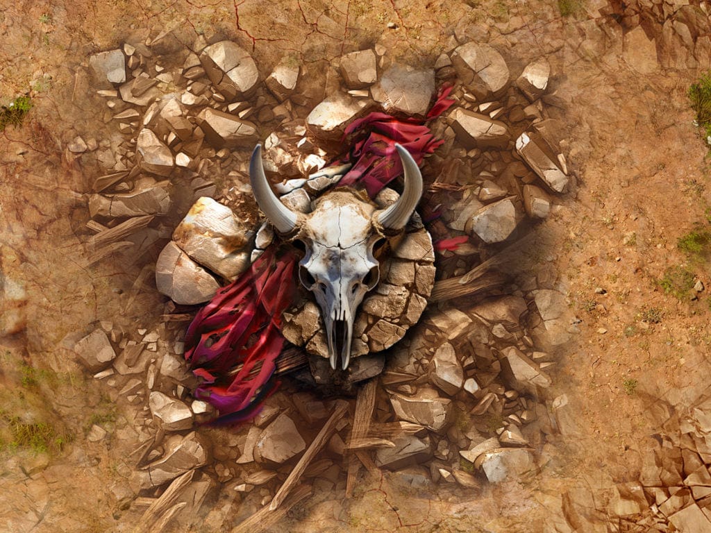 Warhammer Neoprene Objective Markers set - Realm of Beasts