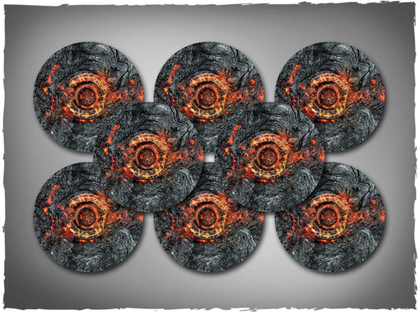 Warhammer Neoprene Objective Markers set - Realm of Fire