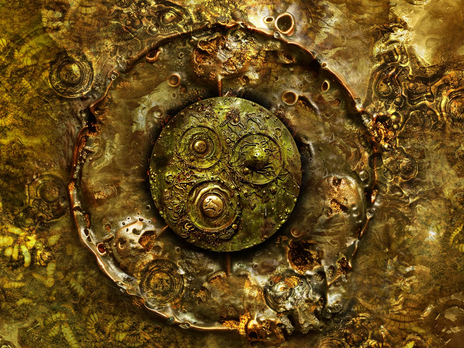 Warhammer Neoprene Objective Markers set - Rotten Garden