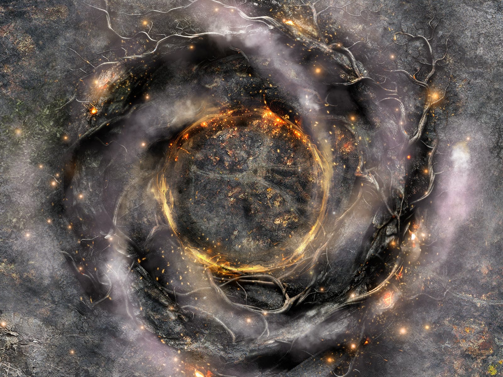 Warhammer Neoprene Objective Markers set - Realm of Shadow