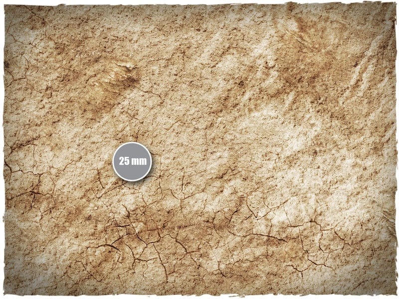 Deep-cut Studio Neoprene Gaming Mat - Kill Team / Warcry 22"x30" - Wasteland v2