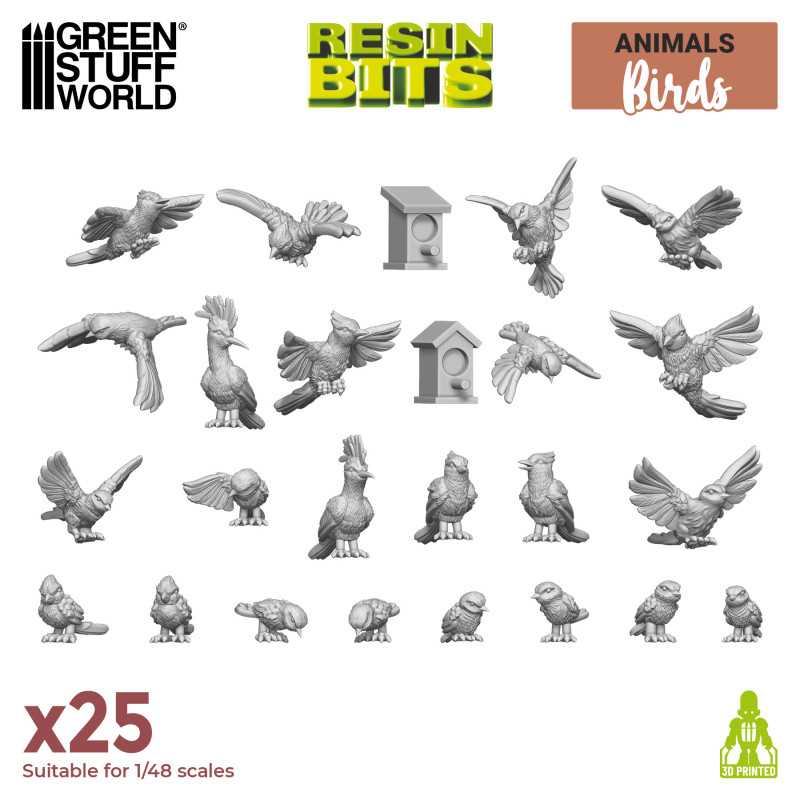 GSW Resin Basing Set - Wild birds