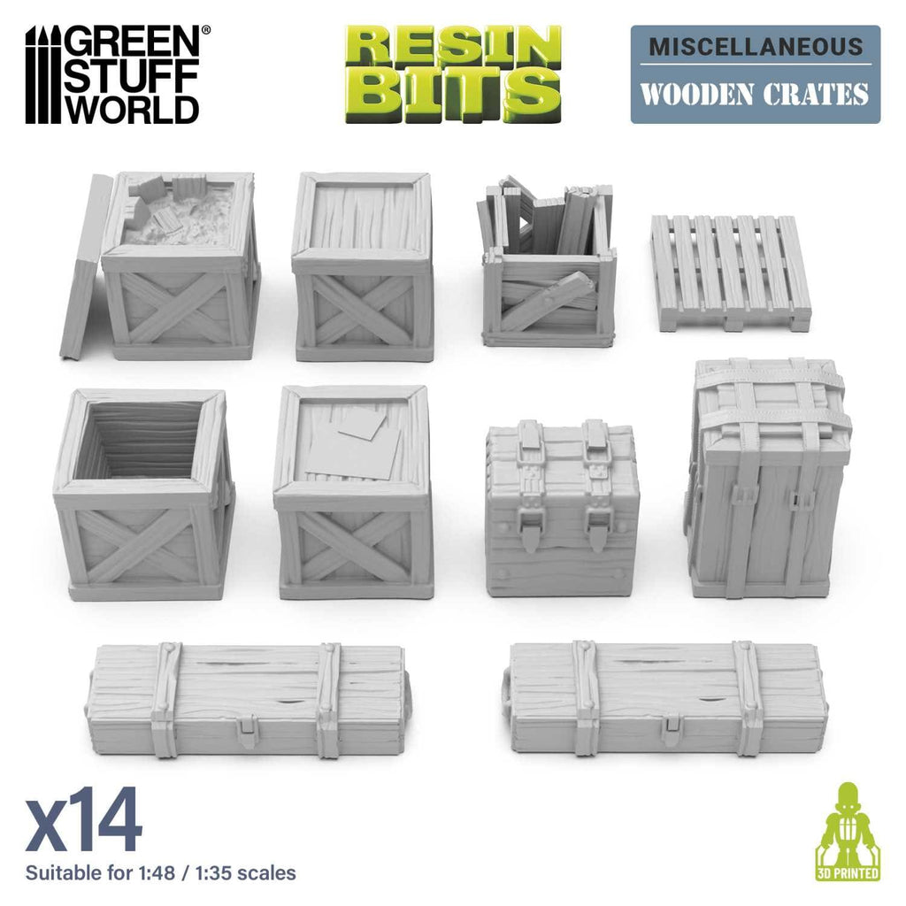 GSW - Wooden Crates 1:48