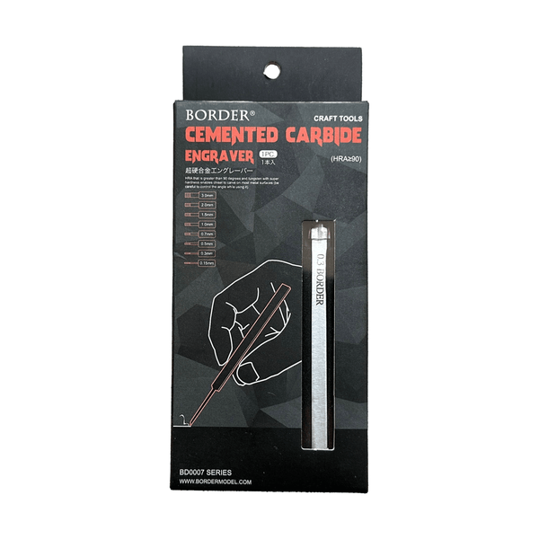 Border Model Cemented Carbide Line Engraver Tool 0.3mm