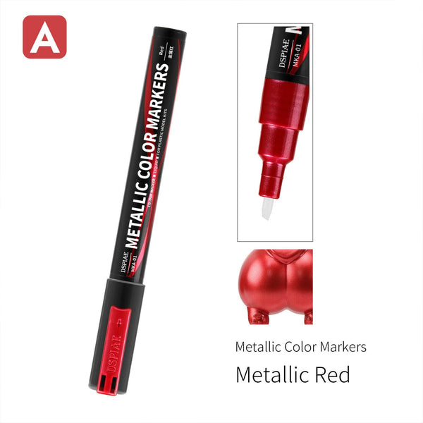 DSPIAE Metallic Color Markers - Metallic Red