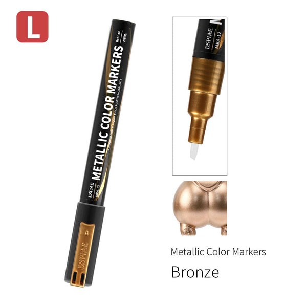 DSPIAE Metallic Color Markers - Bronze