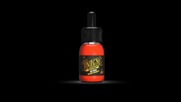 AK Interactive Acrylic Inks 30ml - Blood Scarlet