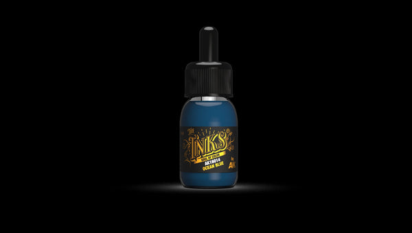 AK Interactive Acrylic Inks 30ml - Ocean Blue