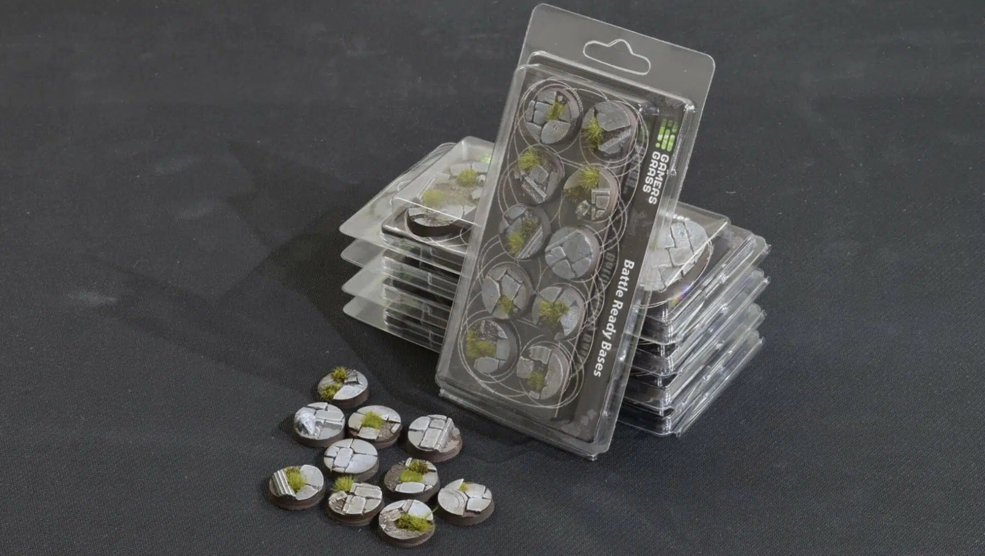 Gamer's Grass Battle Ready Round Bases - Temple 25mm