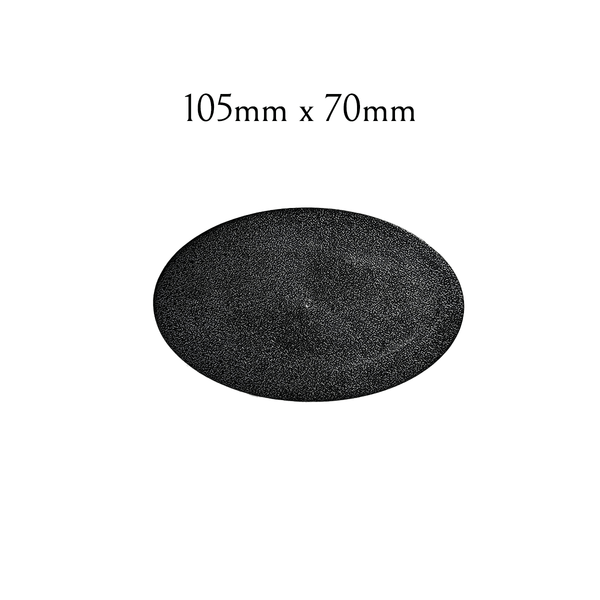 150mm x 95mm oval bases x1