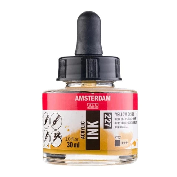Amsterdam Acrylic Inks 30ml - Yellow Ochre