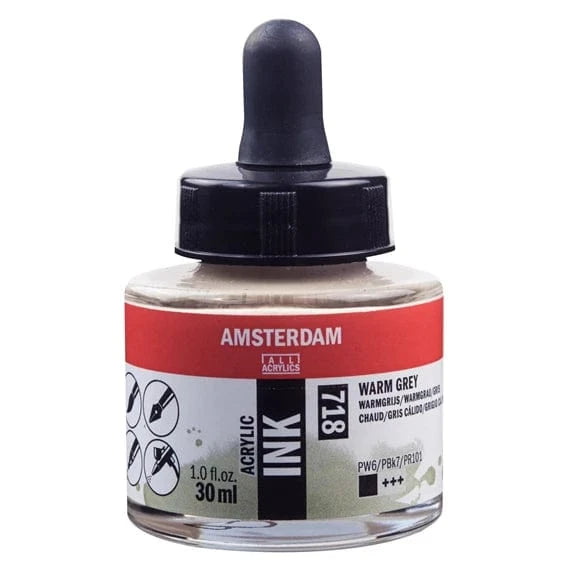 Amsterdam Acrylic Inks 30ml - Warm Grey