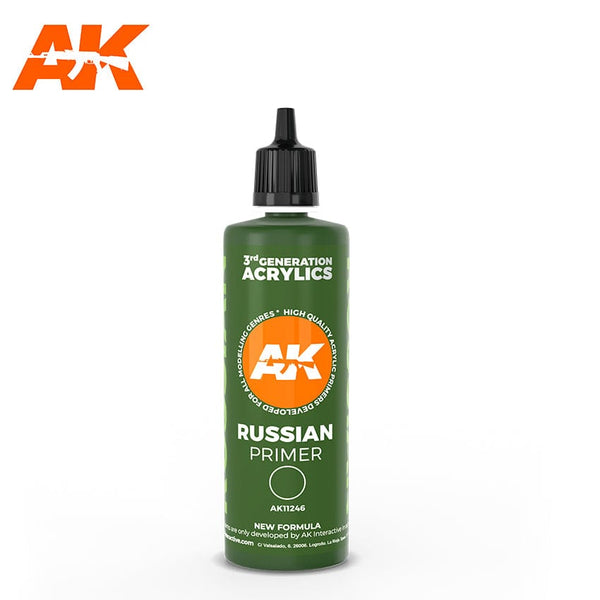 AK Interactive 3G Russian Green Primer 100ml