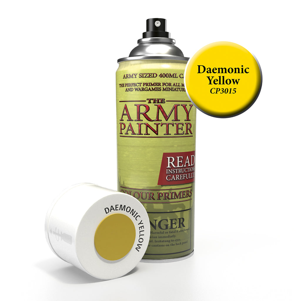 Army Painter Daemonic Yellow Primer spray