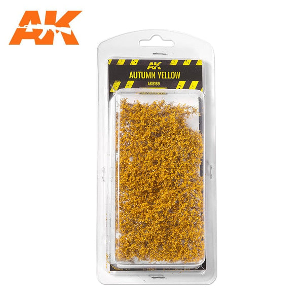 AK Interactive High Quality Autumn Yellow Shrubberies 1/35 / 75mm / 90mm