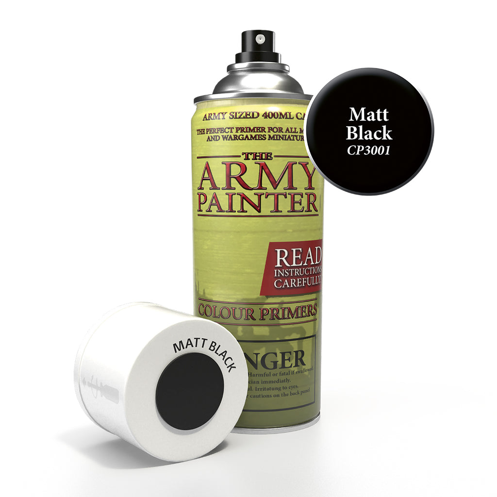 Army Painter Matt Black Primer Spray