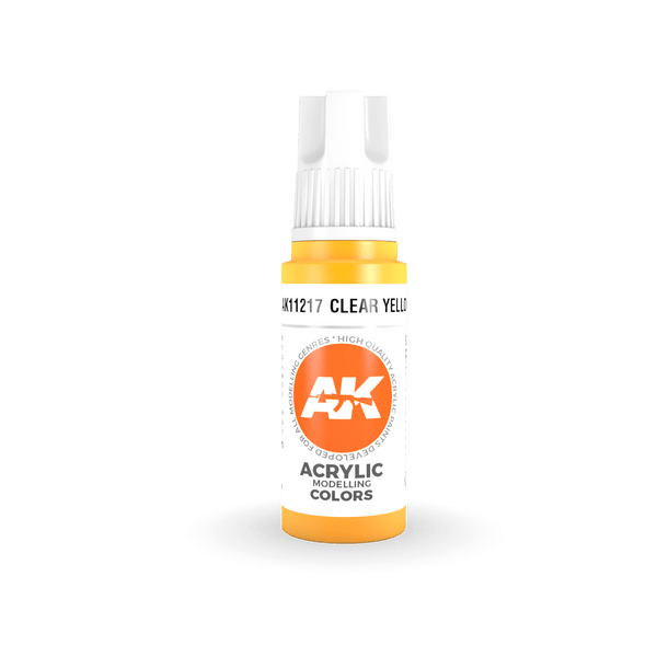 AK Interactive 3rd Gen Acrylics 17ml - Clear Yellow