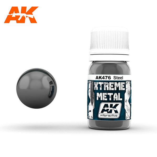 AK Interactive Xtreme Metal Steel 35ml