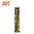 AK Interactive BRASS PIPES 0.8mm, 5 units