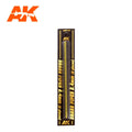 AK Interactive BRASS PIPES 2.4mm, 2 units