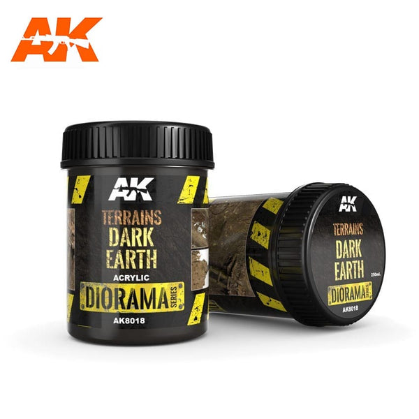 AK Interactive Terrains Dark Earth - 250ml