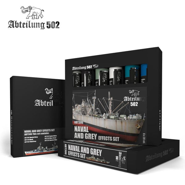 Abteilung 502 High Quality Oil paint - Naval and Grey effects set