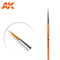 AK Interactive Synthetic Round Brush - Size 2/0