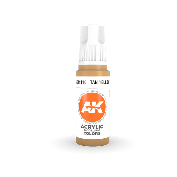 AK Interactive 3rd Gen Acrylics 17ml - Tan Yellow