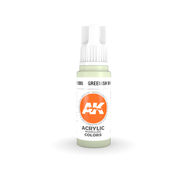 AK Interactive 3rd Gen Acrylics 17ml - Greenish White